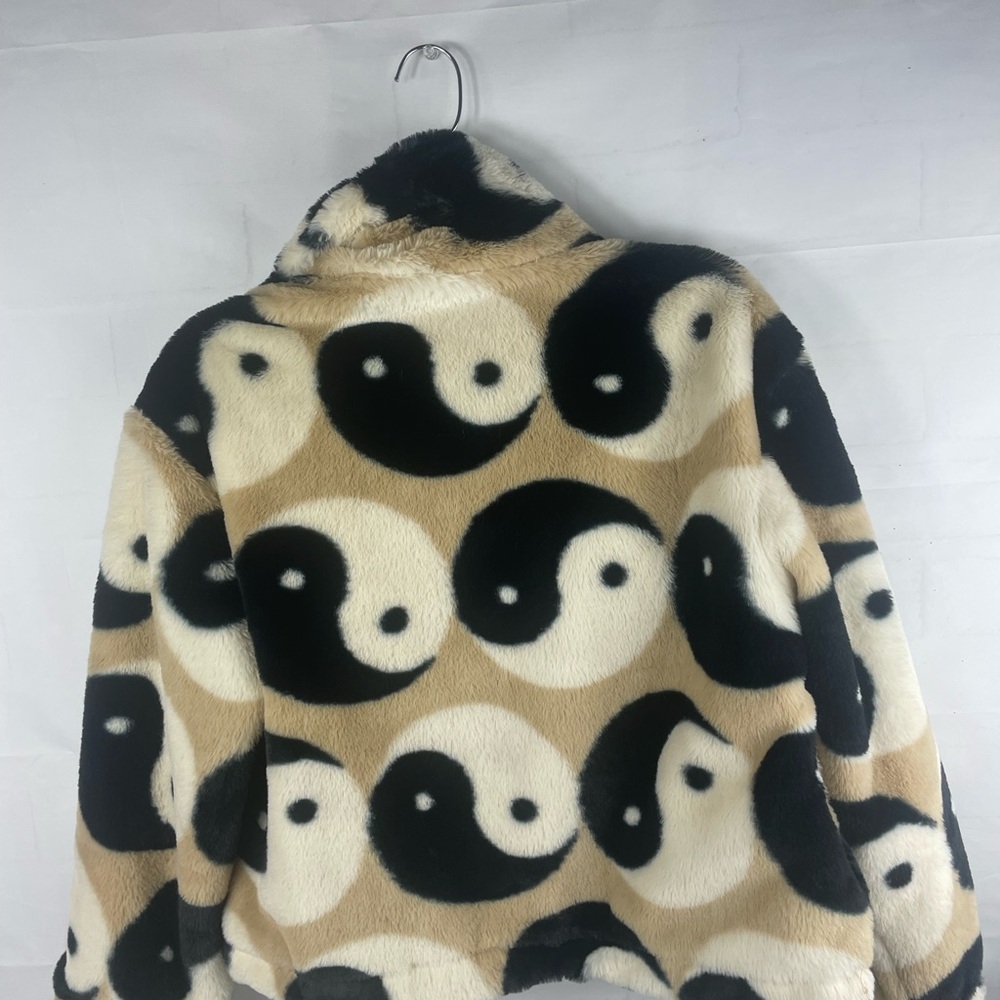 Kyoto: Womens Yin Yang Patterened Jacket Cropped Small see description for meas - Picture 7 of 12
